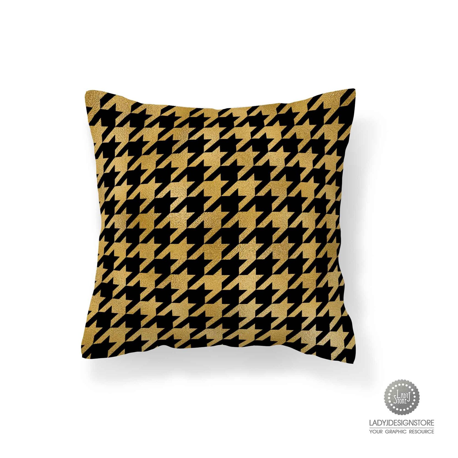 Black and Gold Foil Digital Paper Seamless Black and Gold Etsy