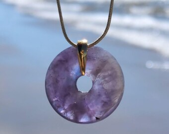 Reiki Charged Amethyst Necklace