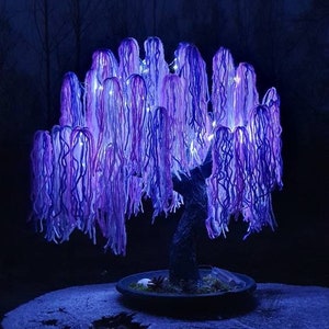 Tree of souls with led lights, handmade home decor, Avatar theme