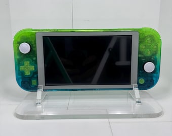 カスタムクリアティールグリーンNintendo Switch Liteコンソール新しい