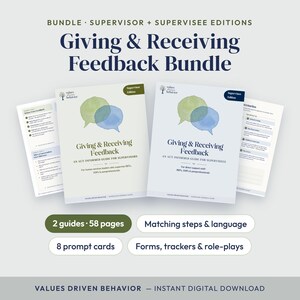 ACT Feedback Bundle for Supervisors and Staff, RBT Training Scripts and Role-Plays