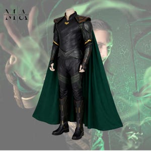 Loki cosplay costume for adults, inspired by the iconic Marvel character
