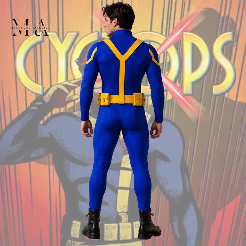 Cyclops cosplay suit inspired by Scott Summers and the X-Men