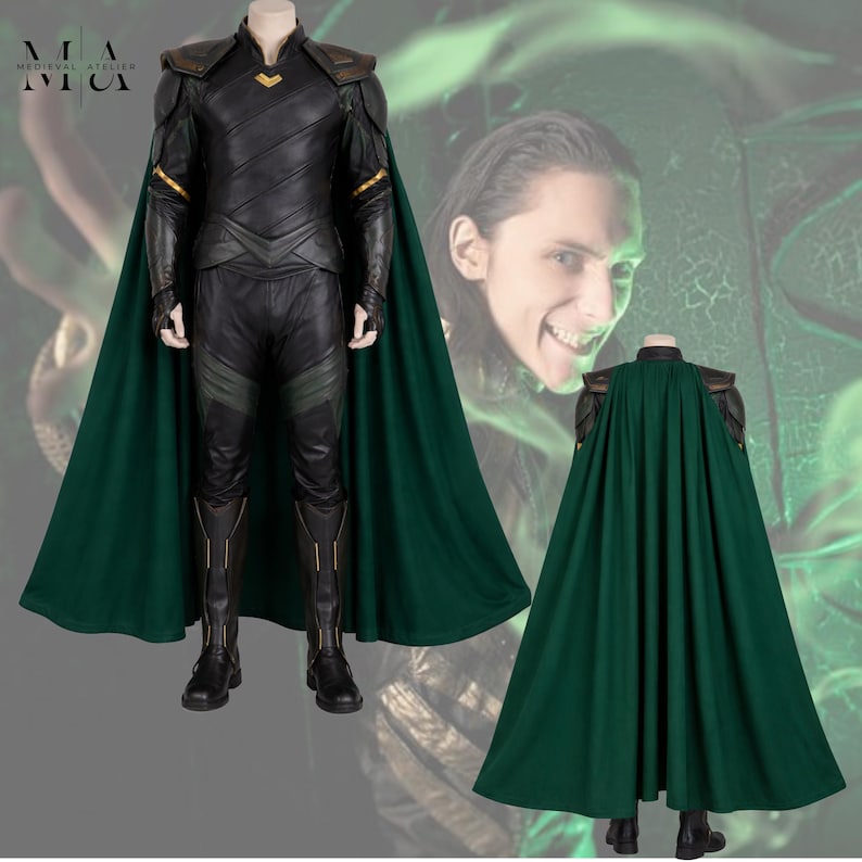 Loki Halloween costume for adults with Marvel inspired styling