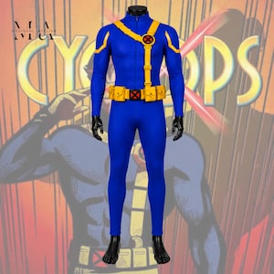 Scott Summers inspired Cyclops cosplay suit for X-Men fans