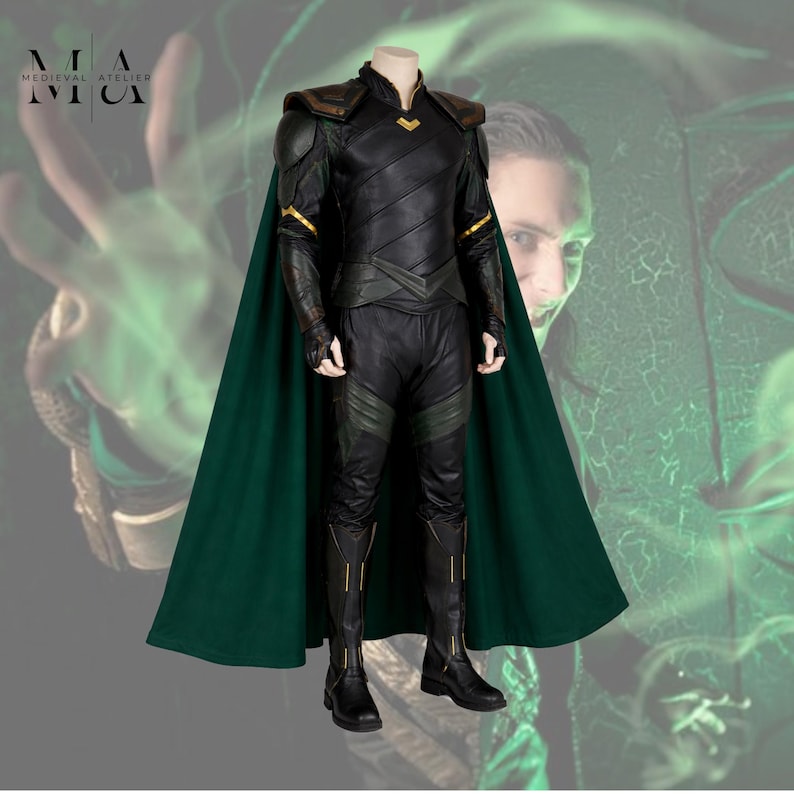 Marvel Loki costume for men, perfect for cosplay and Halloween events