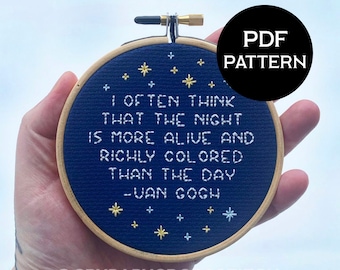 I Often Think That cross stitch PDF/pattern