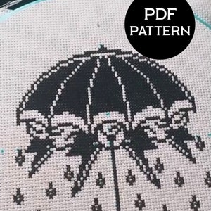 Umbrella cross stitch PDF/pattern