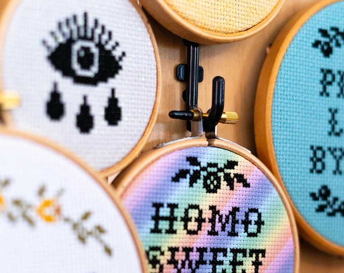MADE TO ORDER Homo Sweet Homo cross stitch