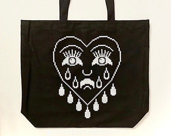 Weeping Heart tote bag