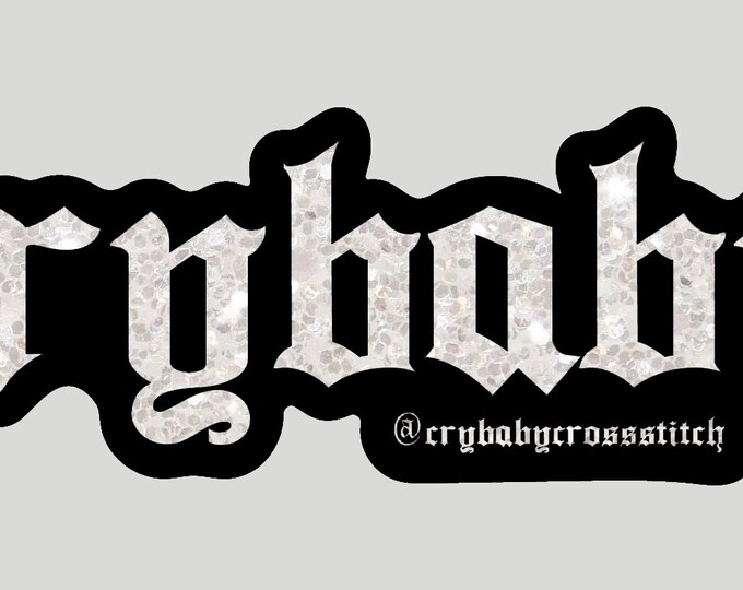 CryBaby vinyl sticker