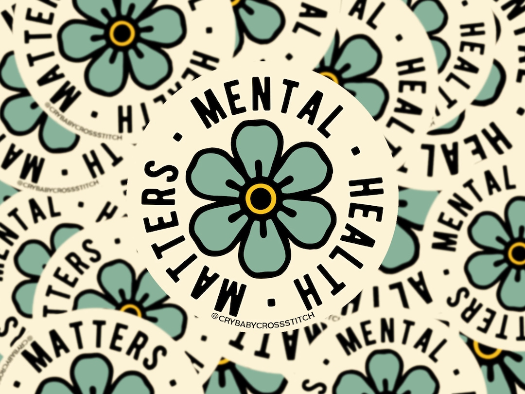 Mental Health Matters Vinyl Sticker - Etsy