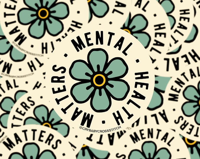 Mental Health Matters vinyl sticker