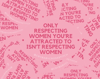 Respecting Women vinyl sticker