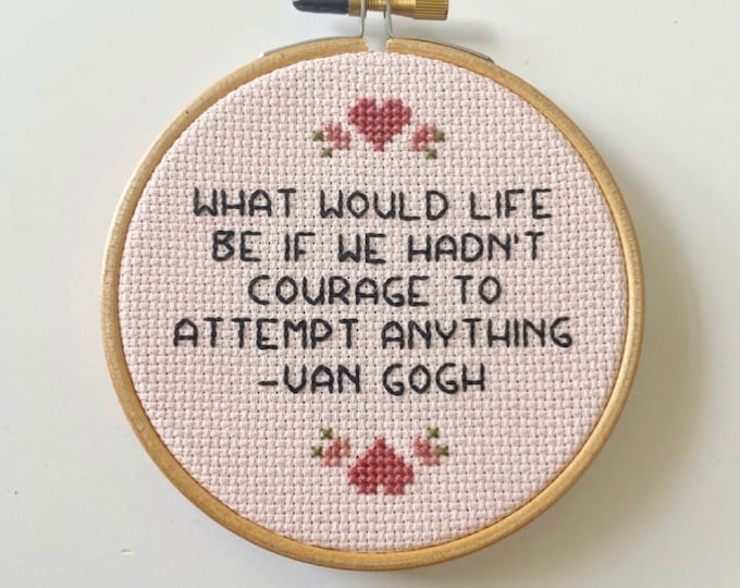 What Would Life Be cross stitch