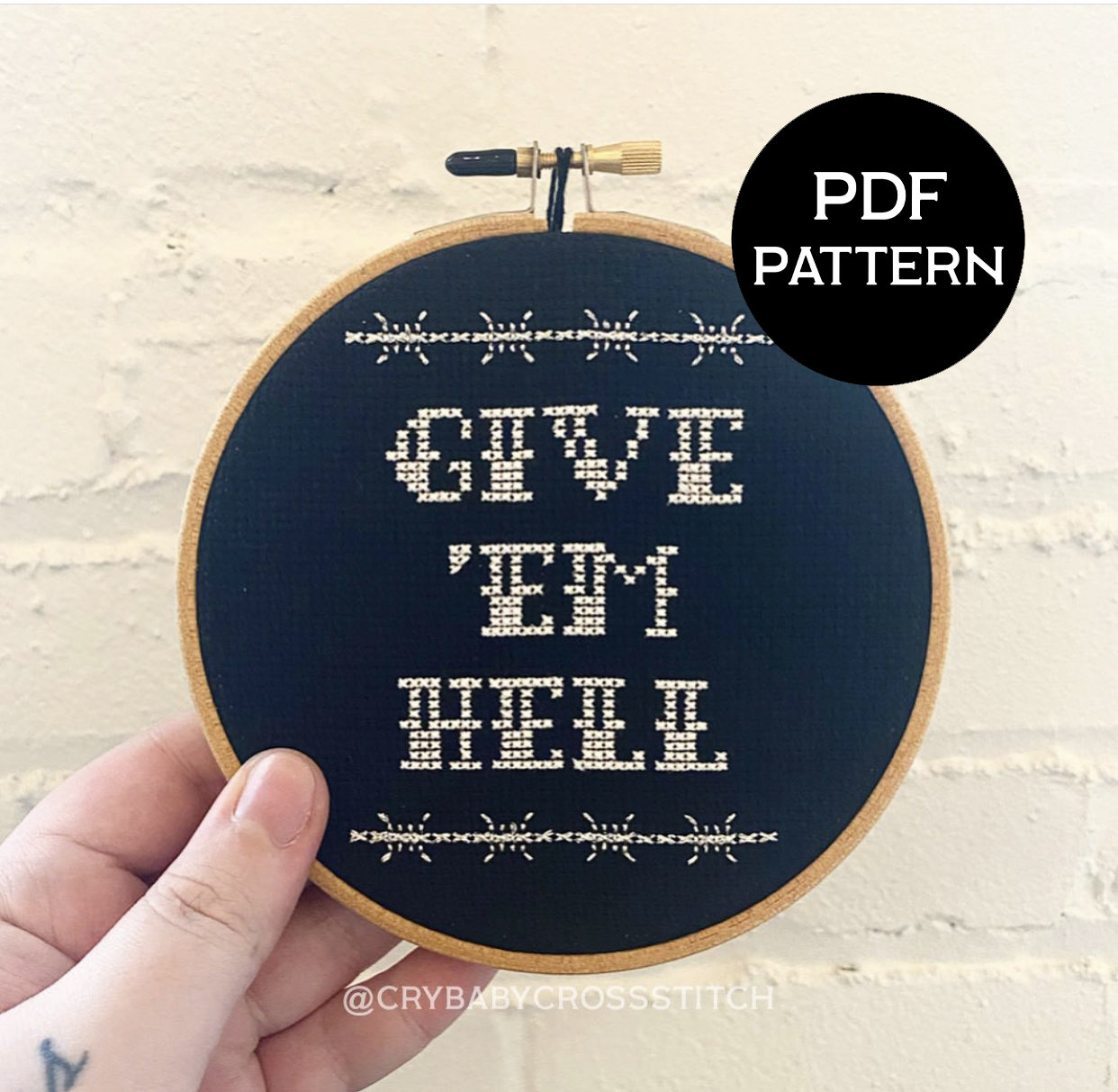 Let's Get Lost cross stitch PDF/pattern