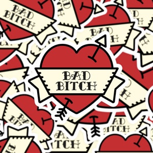 Bad Bitch vinyl sticker