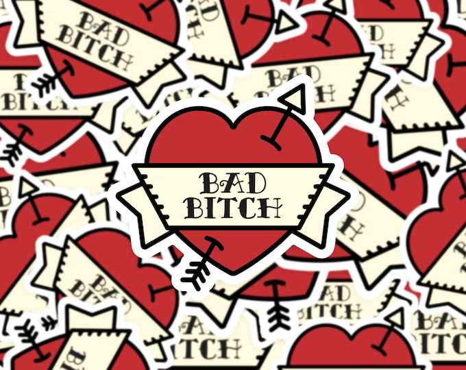 Bad Bitch vinyl sticker