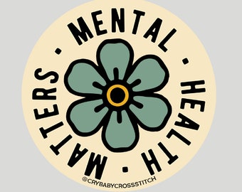 Mental Health Matters vinyl sticker