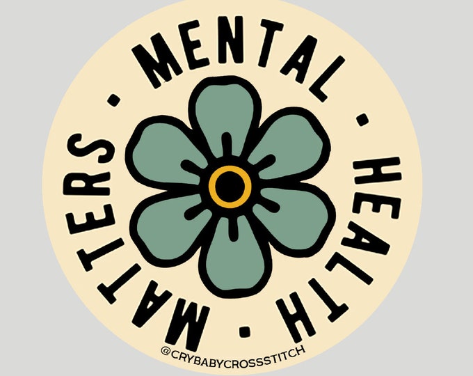 Mental Health Matters vinyl sticker