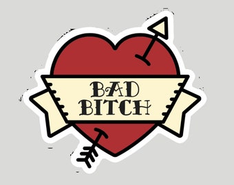 Bad Bitch vinyl sticker