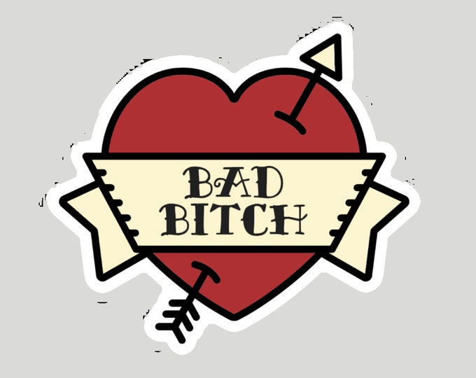 Bad Bitch vinyl sticker