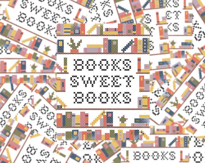 Books Sweet Books vinyl sticker