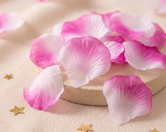 Pétales de rose en tissu élégants – Pétales artificiels réalistes pour mariages, fêtes et décors photo