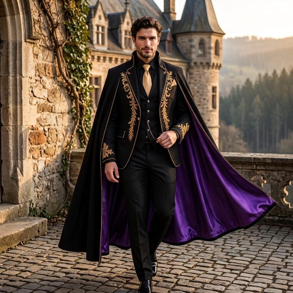 Baroque Mens Jacket - Etsy