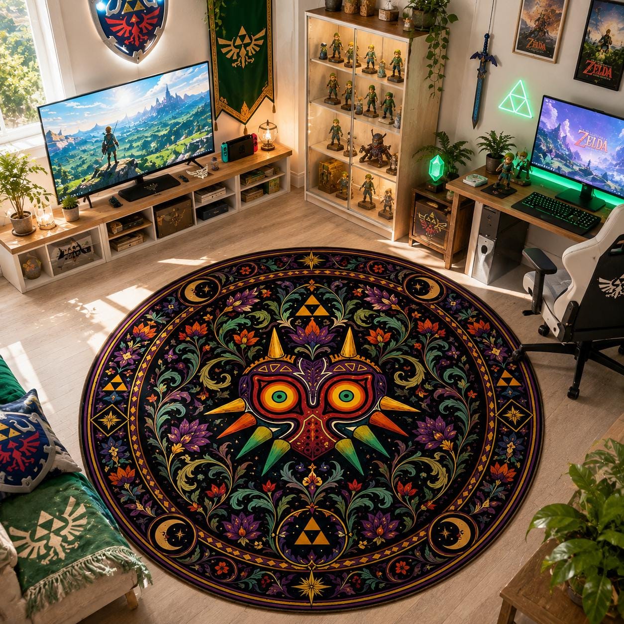 ゼルダの伝説 ラグマット Zelda Rug - Etsy