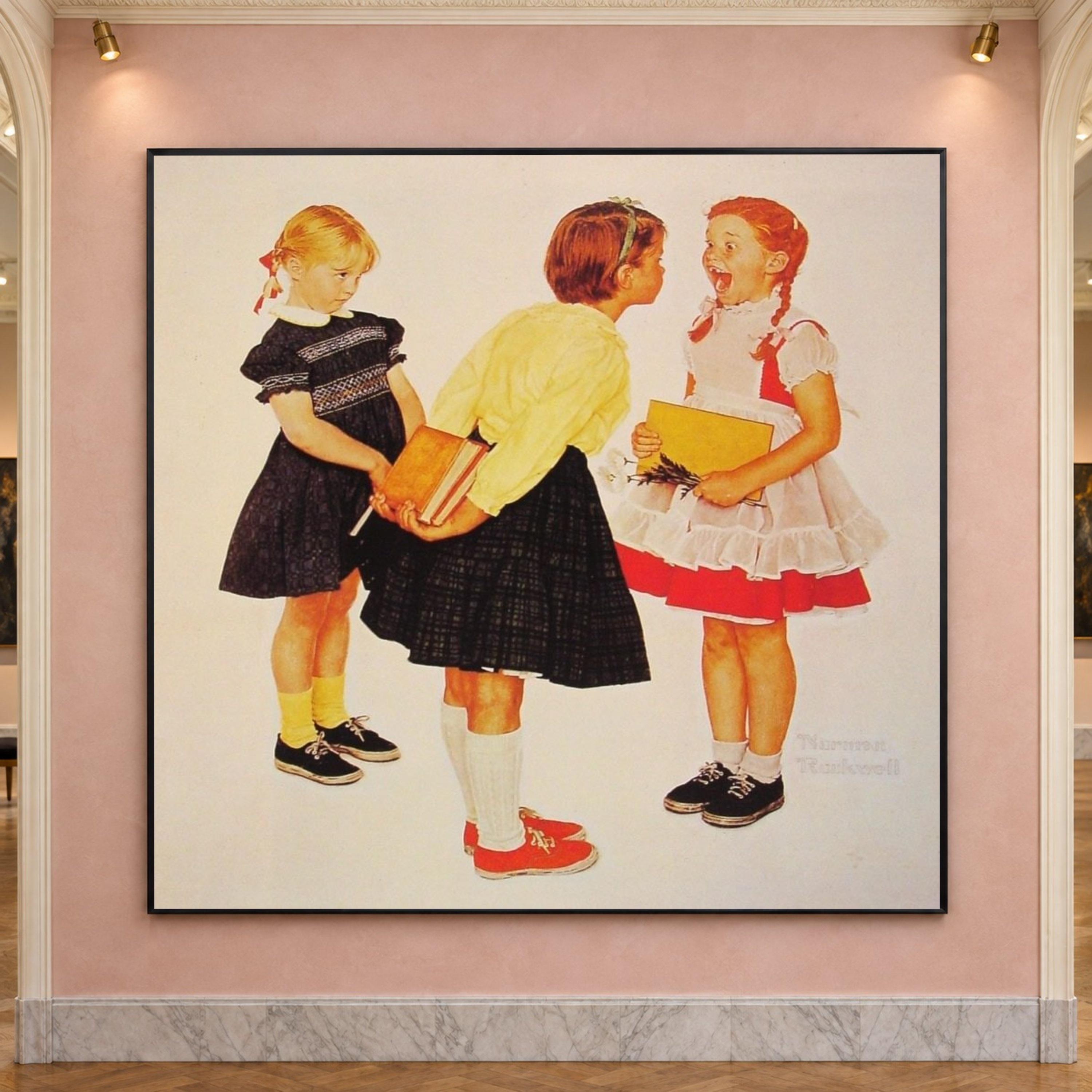 Norman rockwell girl - Etsy 日本