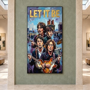 Beatles Let It Be Poster - Etsy