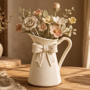 Bouquet Vase Template Mother's Day Slab Building Pottery Handmade Flower Jug Vase Template Ceramic Vase Gift