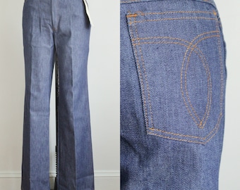 Vintage 1980's NWT Dark Wash Sears Jeans. JTF. Jeans That Fit. Hight Rise. Straight Leg. 26 Waist. Size XS / Small