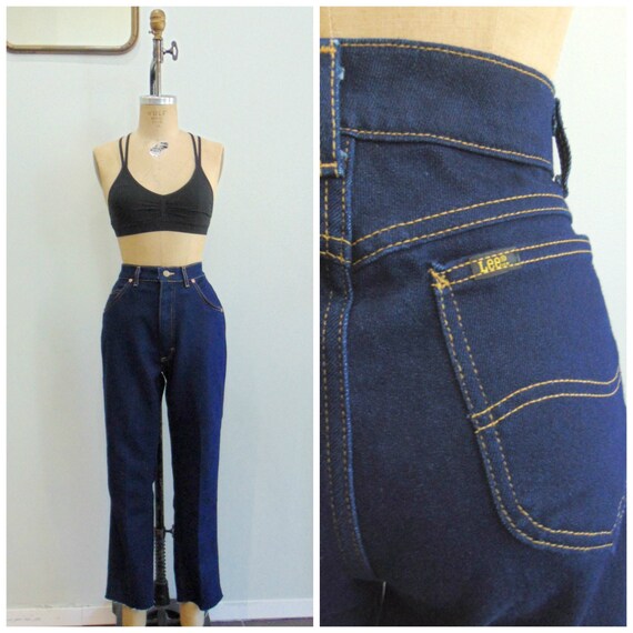 lee rider cropped jeans