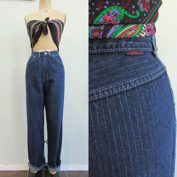 slimming denim skirt