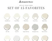 Benjamin Moore Large Painted Color Boards Whites, Greige, Deeps 12x18"