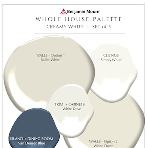White paint samples 2025
