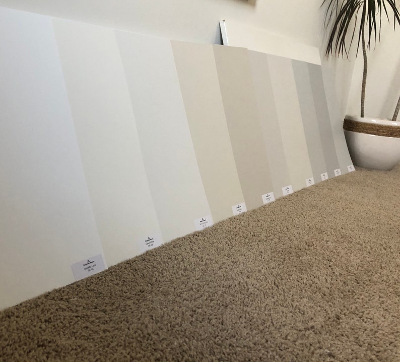 Best Selling Exterior Whites Benjamin Moore Color Board Etsy