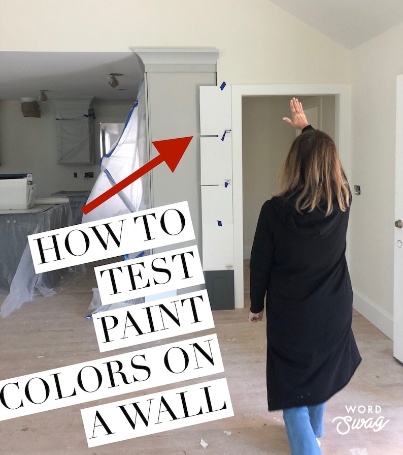 Benjamin Moore Best White Greige Paint Colors BIG 12 X 18 Inch Paint