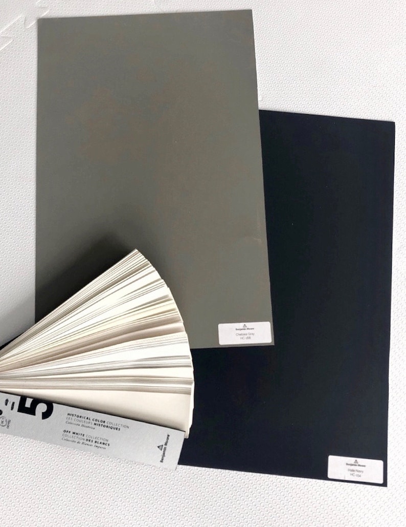 Benjamin Moore Favorites Deep Charcoal Gray Blue 18 X Etsy