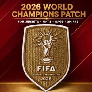 Spain Gold 2026 World Champions  Iron-On Soccer Patch
