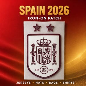 Spain 2026 World Cup Iron-On Jersey Patch