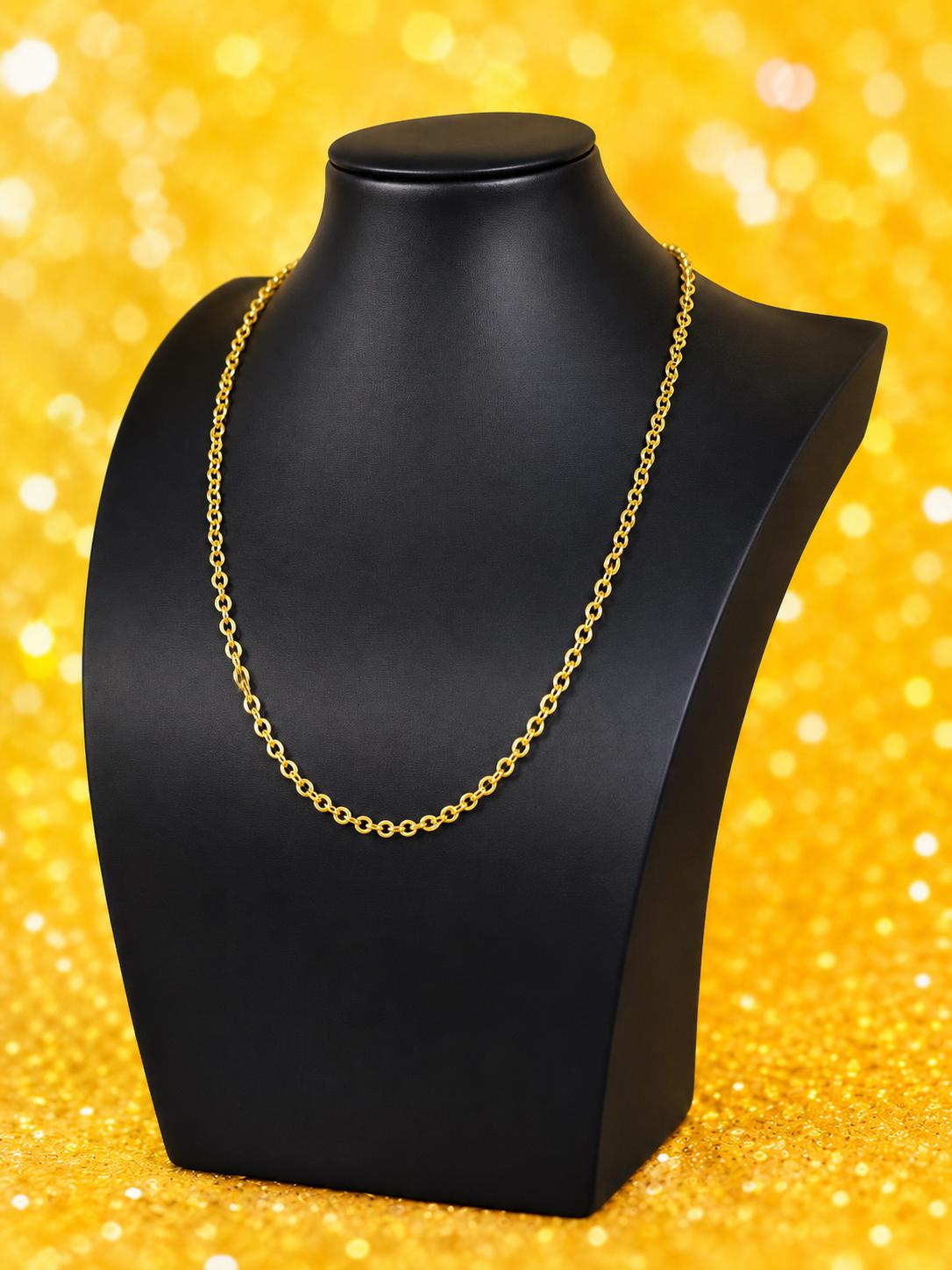 18k 750 Gold Chain - Etsy