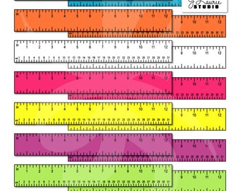 ruler clipart etsy ie