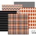 Preppy Halloween-digital Scrapbook Papers-commercial Use-backgrounds ...