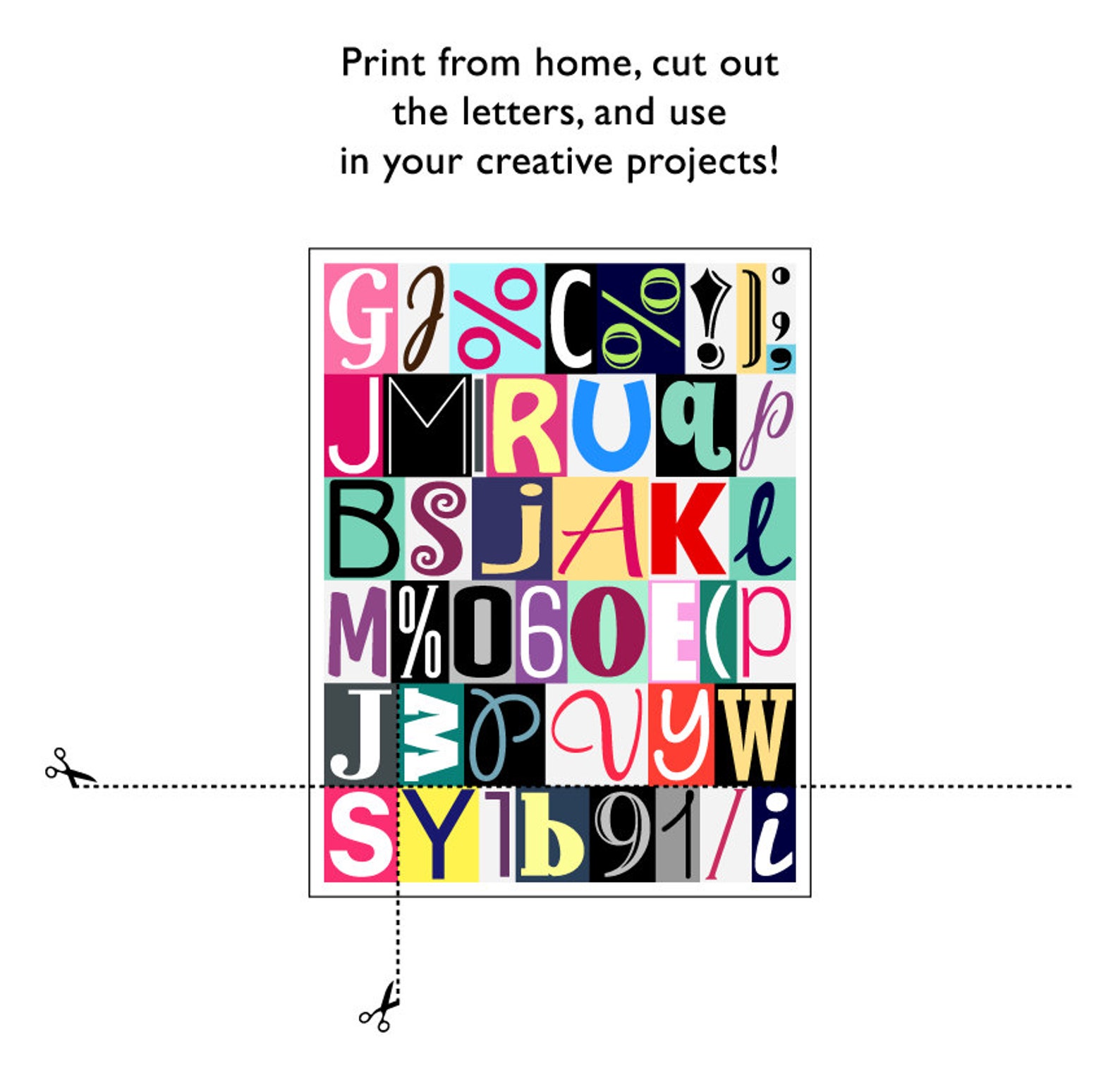 Digital Collage Sheet-Printable Magazine Cutout | Etsy