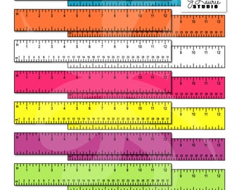 printable ruler etsy uk