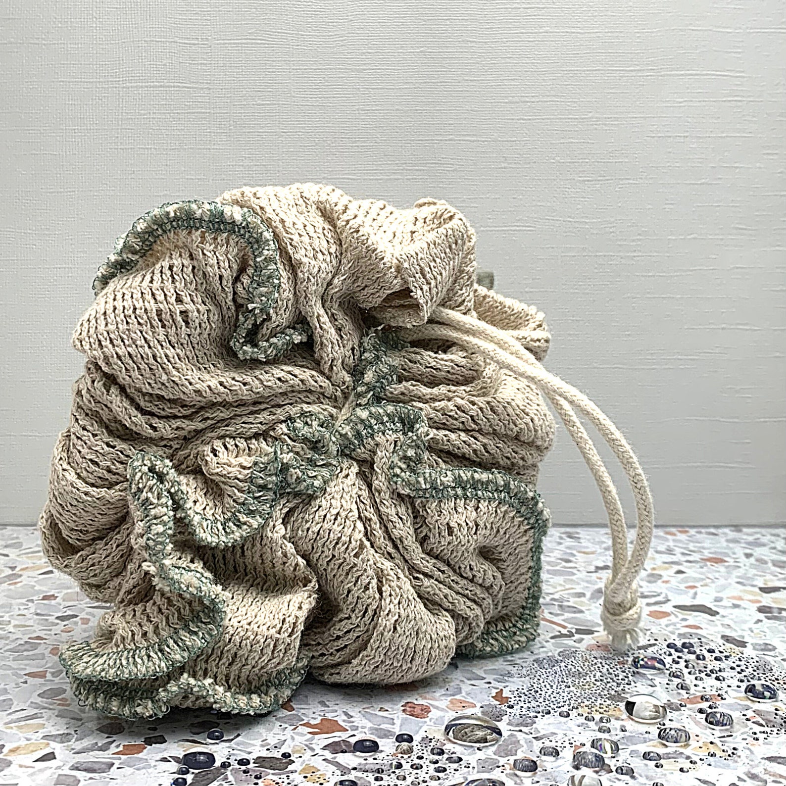 Eco Friendly Shower Pouf Washable Natural & Plastic Free Etsy