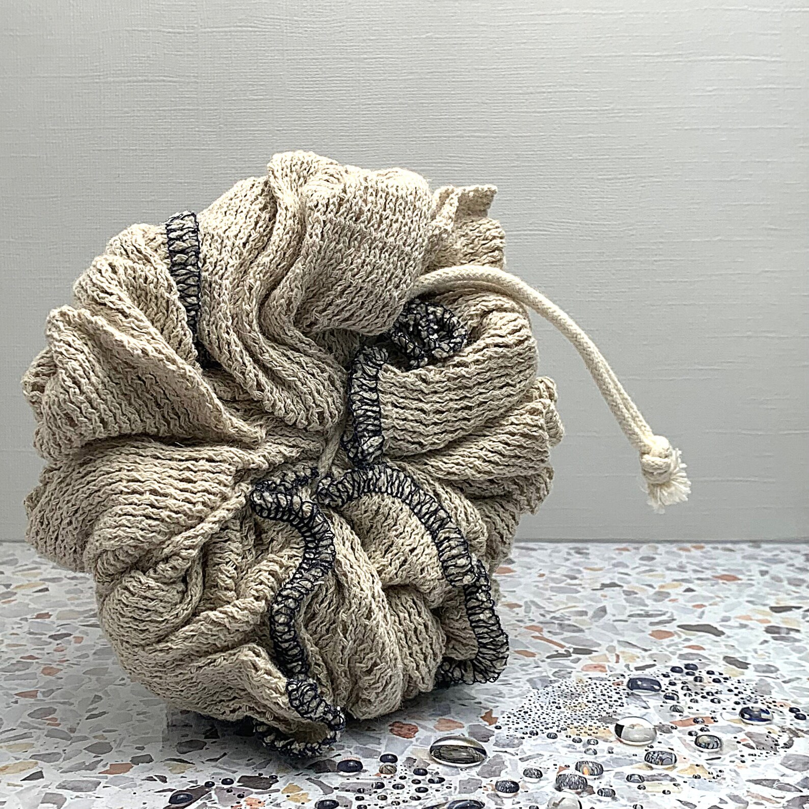 Eco Friendly Shower Pouf Washable Natural & Plastic Free Etsy